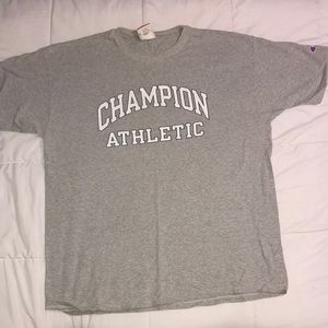 grey champion athletic t-shirt